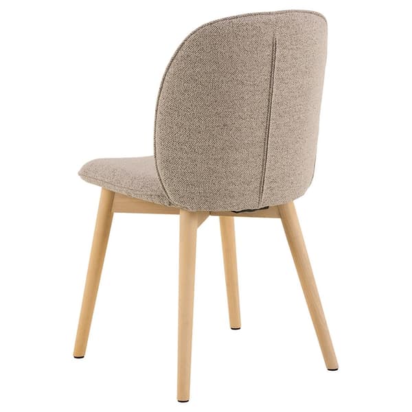 2 x  Cindy spisestuestol bouclé beige.