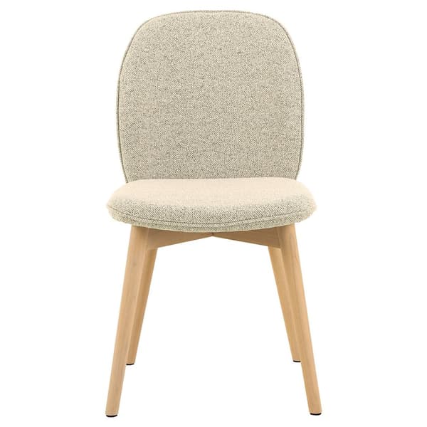 2 x Cindy matstol bouclé beige.