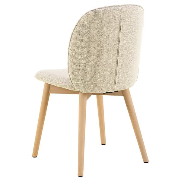 2 x Cindy matstol bouclé beige.