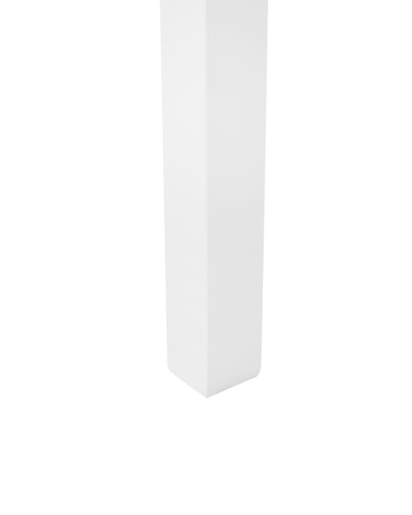 Set om 2 Matsalsstolar Vit Poppel MDF Cabin-stil