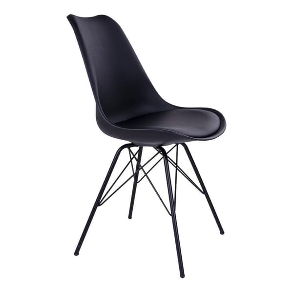 Matstol, Oslo, 55x48x86 cm, Svart