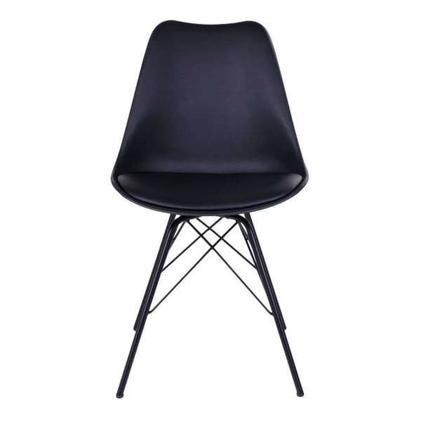Matstol, Oslo, 55x48x86 cm, Svart
