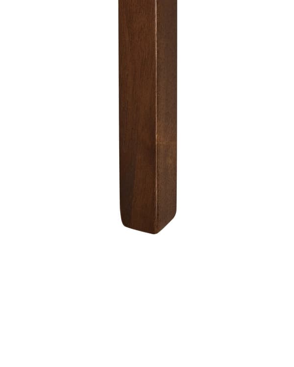 Spisebordsstol Mørkebrun Grøn Stof Sæt af 2 Spisestole Moderne Spisestuestol Træ Stole til Spisebord med Træben Design