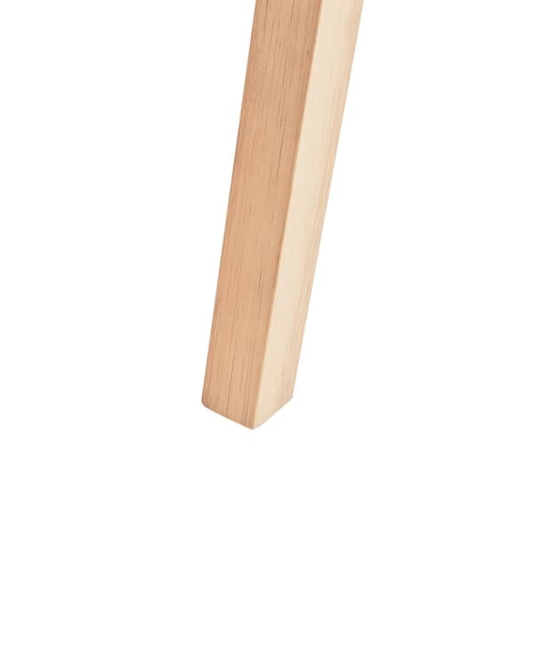 Spisebordsstol Lysebrun Grå Stof Sæt af 2 Spisestole Moderne Spisestuestol Træ Stole til Spisebord med Træben Design