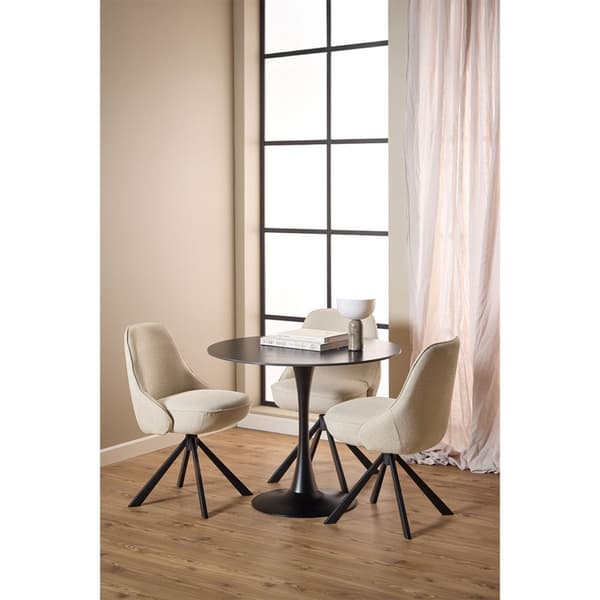 2 x Carlton spisestuestoler dreiefunksjon beige.