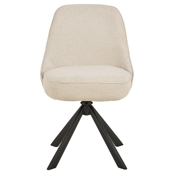2 x Carlton spisestuestol drejefunktion beige.