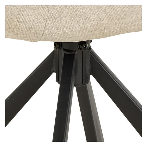 2 x Carlton spisestuestol drejefunktion beige.