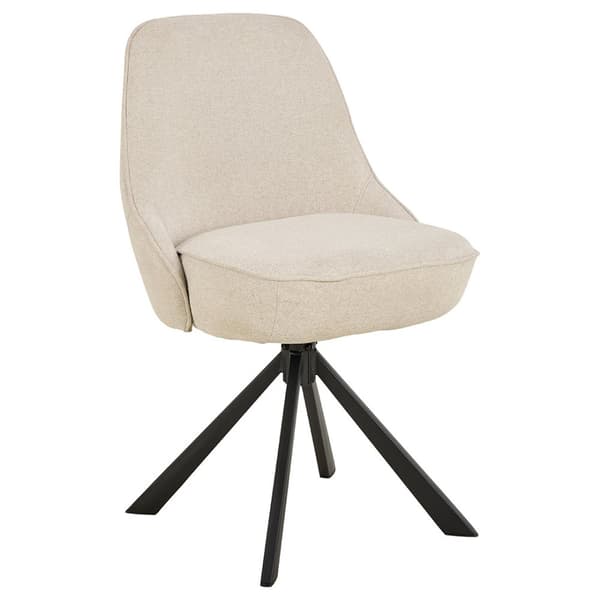 2 x Carlton spisestuestol drejefunktion beige.