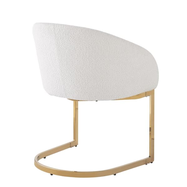 Sæt med 2 lænestole i beige frottéstof