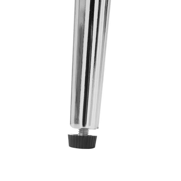 Set med 2 sammetstolar - med silverfärgade metallben - Beige