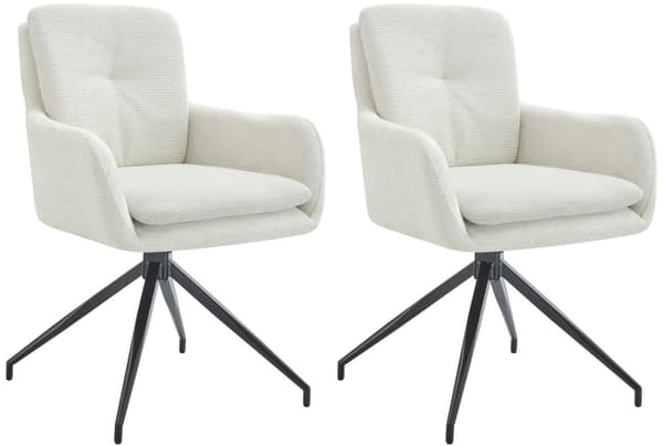 CLP Set med 2 matstolar Pickett tyg