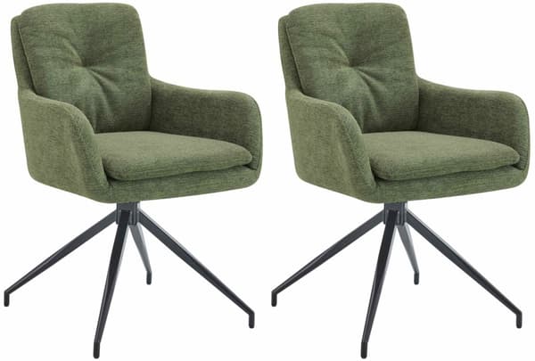 CLP Set med 2 matstolar Pickett tyg