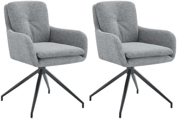 CLP Set med 2 matstolar Pickett tyg