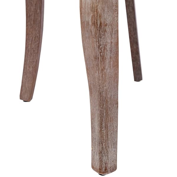 6 samettituolin sarja - massiivipuisilla jaloilla - beige
