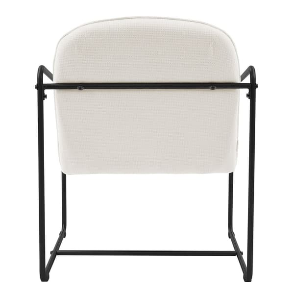 ML-Design sæt med 2 lænestole beige, relax-lænestol med blødt betræk & sort stålstel, loungestol polstret med arm og ryglæn, polstret lænestol