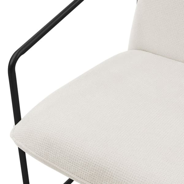 ML-Design sæt med 2 lænestole beige, relax-lænestol med blødt betræk & sort stålstel, loungestol polstret med arm og ryglæn, polstret lænestol