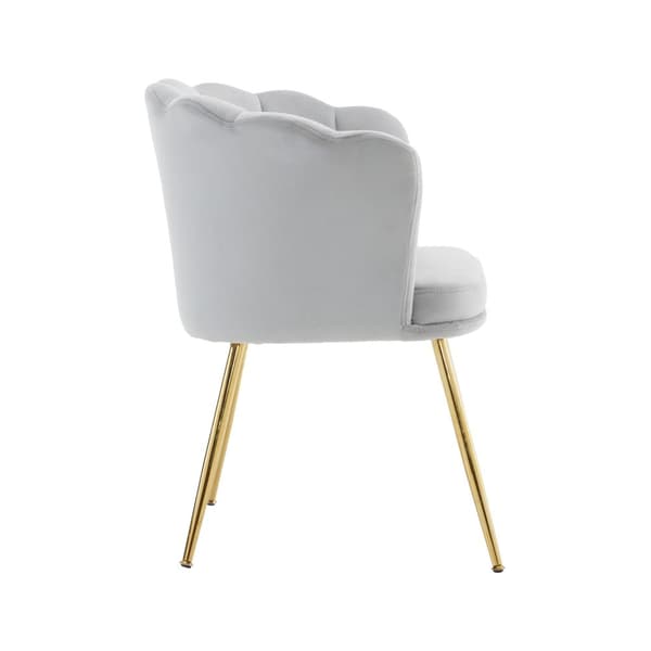 Rootz 2 -osainen asetettu pehmustetut ruokasalituolit - verhoilut tuolit - samettituolit - ergonominen mukavuus - 63cm x 58cm x 77cm