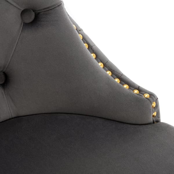 Rootz 4 -stykke sæt spisestole - polstrede stole - neglehovedstole - luksuriøs komfort - 51 cm x 65,5 cm x 95 cm