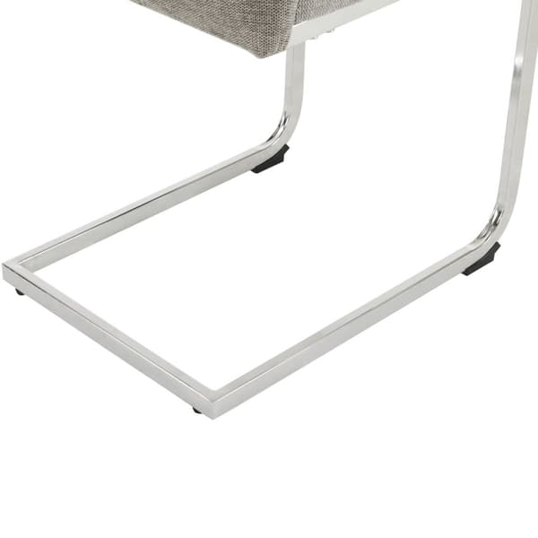 Rootz 4 -stykke sæt spisestue stole - ergonomiske stole - moderne siddepladser - åndbart linned - 43 cm x 58 cm x 102,5 cm
