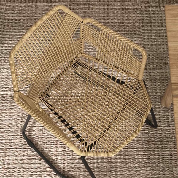 Rootz Sæt med 2 spisestuestole - Boho Chic - Køkkenstole - Komfortable siddepladser - 56 cm x 59 cm x 74 cm