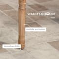 Miniatyrbillede 6 af 9: Spisebordsstol, 59x63.5x96 cm, Creme Hvid