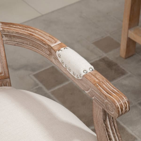 Spisebordsstol, 59x63.5x96 cm, Creme Hvid