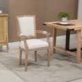 Miniatyrbillede 2 af 9: Spisebordsstol, 59x63.5x96 cm, Creme Hvid
