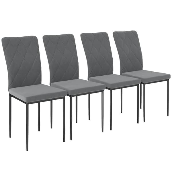 Spisebordsstole, 42x58x95 cm, Mørkegrå