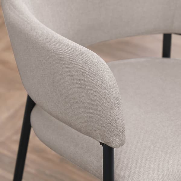 Spisestole, 2er Sæt, 54x54x84 cm, Beige