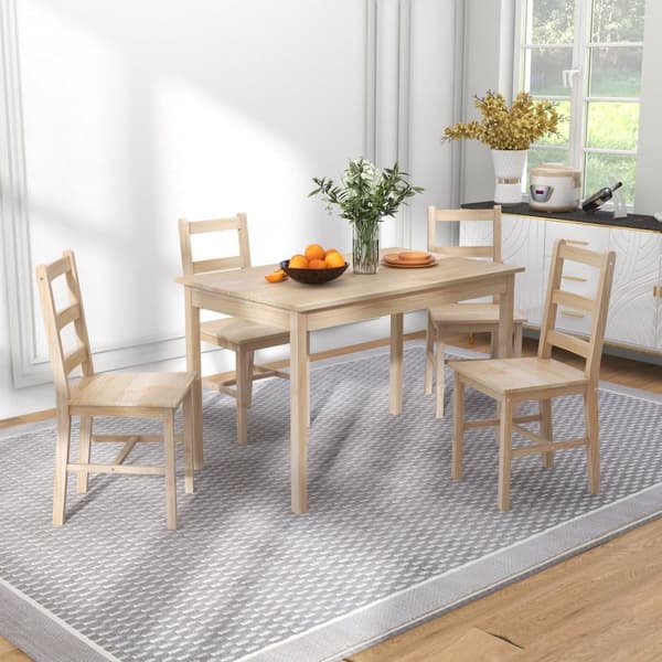 Matsalsgrupp, 118x73x75 cm, Naturträ