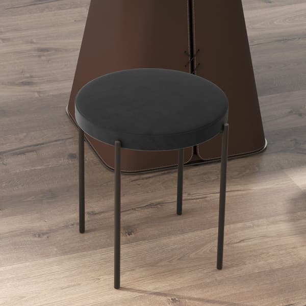 Matstolar, 4er-Set, 41.5x41.5x46 cm, Svart