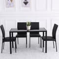 Miniatyrbild 7 av 9: Matsalsstolar Set, 4, 41x50x91 cm, Svart