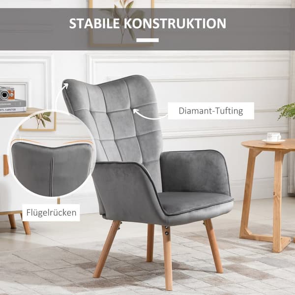 Spisestue Stol, 71x76x101 cm, Grå-Natur