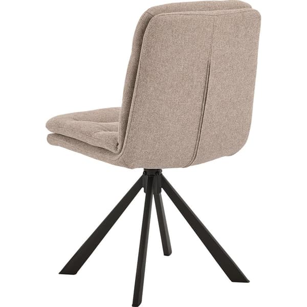 2 x Dean spisestuestoler stoff beige.