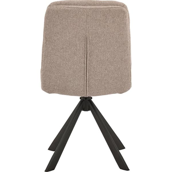 2 x Dean spisestuestoler stoff beige.