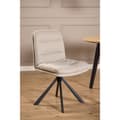Miniatyrbilde 6 av 9: 2 x Dean spisestuestoler stoff beige.