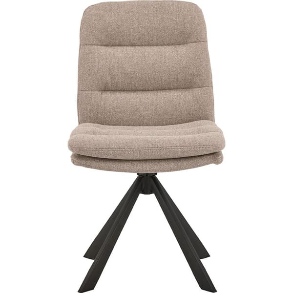 2 x Dean spisestuestoler stoff beige.