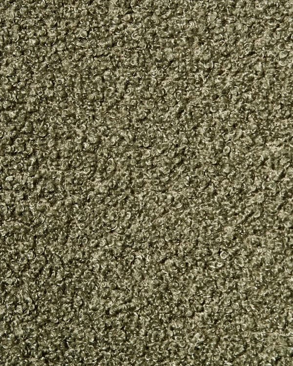 Sett med 2 Spisestuestoler Mørkegrønt Boucle-trekk Svart Understell Jernramme Retro Design