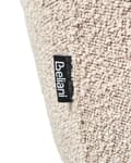 Miniatyrbilde 8 av 9: Spisestuestol Beige Boucle Polstring Svart Understell Jernramme Retro Design