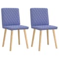 Miniatyrbild 2 av 2: Matstolar 2 st Jeans blått tyg