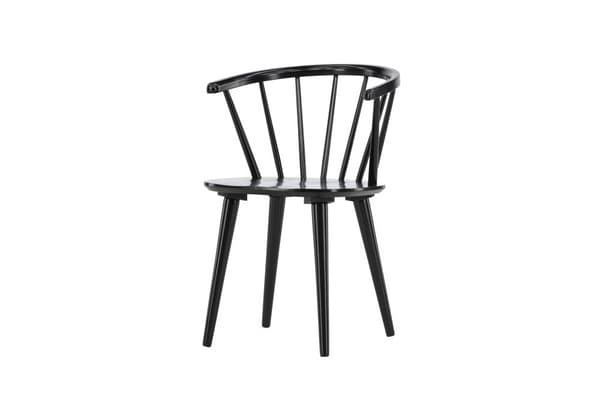 FURNLUX RUOKASALIN TUOLI BOBBY MUSTA 55CM