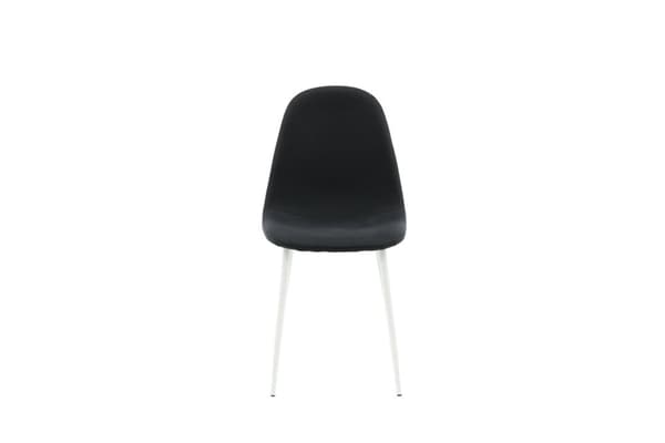 FURNLUX SPISESTUESTOL POLAR SORT & HVID 44CM