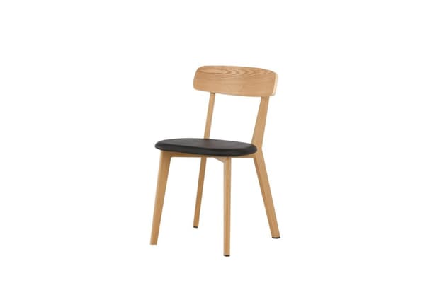 FURNLUX RUOKASALIN TUOLI SANJOS MUSTA & TAMMI 46CM