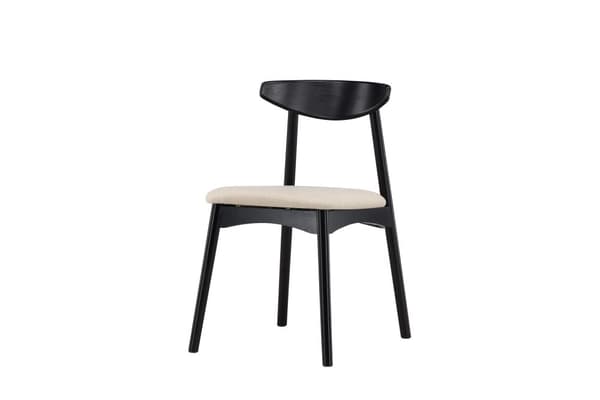 FURNLUX RUOKASALIN TUOLI VEN BEIGE & MUSTA 47CM