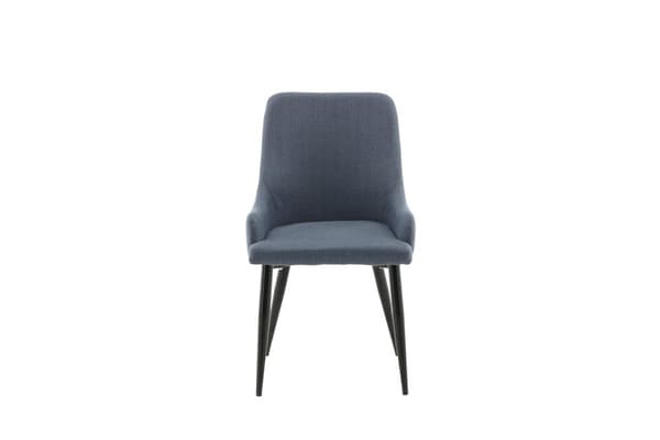 FURNLUX RUOKASALIN TUOLI PLAZA SININEN & MUSTA 49CM