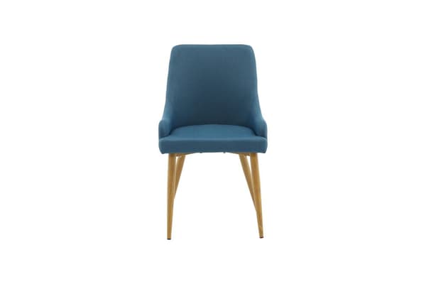 FURNLUX SPISESTUESTOL PLAZA BLÅ & EG 49CM