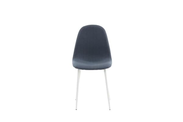 FURNLUX MATSALSSTOL POLARBLÅ & VIT 44CM