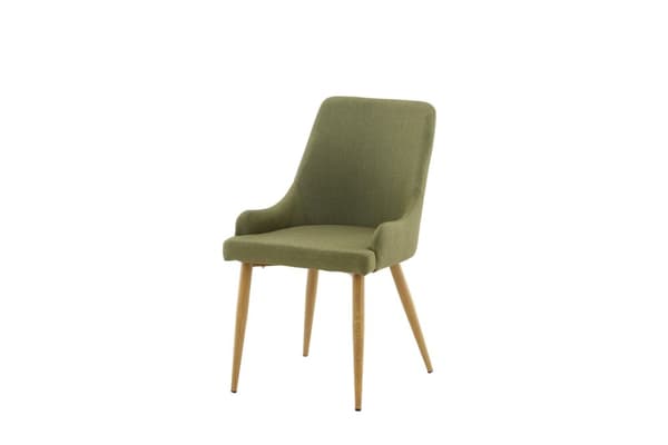 FURNLUX MATSALSSTOL PLAZA GRÖN & EK 49CM