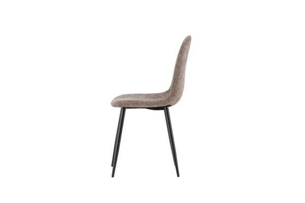 FURNLUX RUOKASALIN TUOLI POLAR VAALEANRUSKEA & MUSTA 44CM