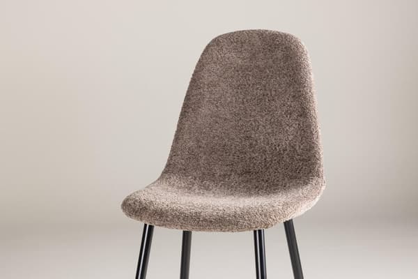 FURNLUX RUOKASALIN TUOLI POLAR VAALEANRUSKEA & MUSTA 44CM